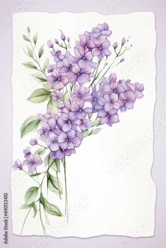 flowers bouquet watercolor art design.
