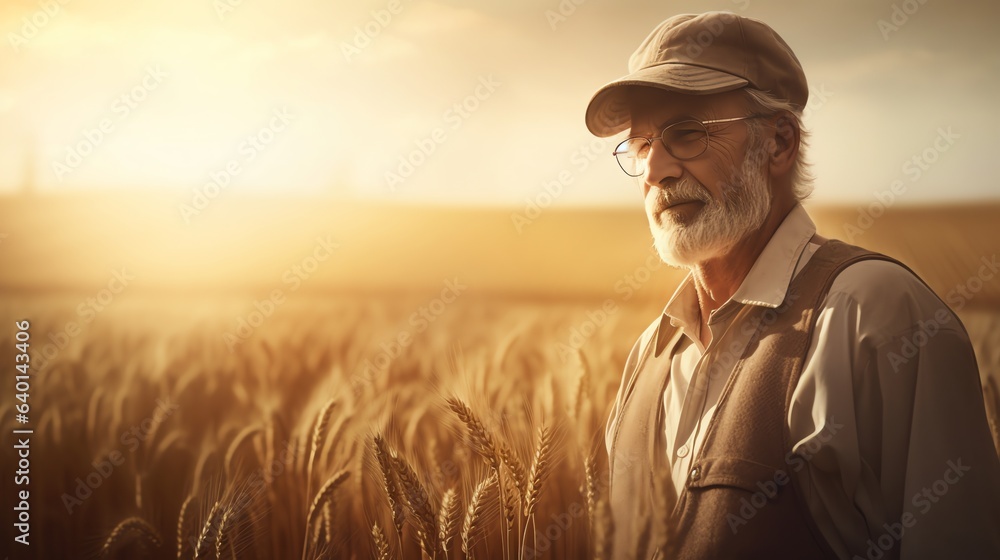 Old Farmer on a Field Old Farmer on a Field