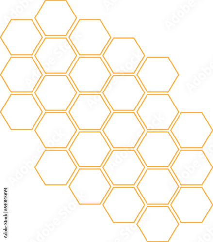 Fototapeta Naklejka Na Ścianę i Meble -  Honeycomb Outline