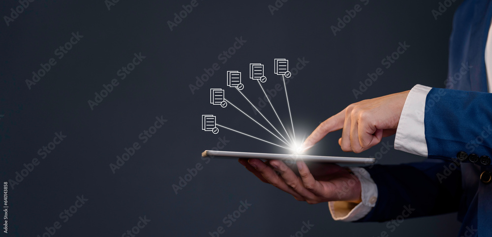 security document information business login file folder, management cybersecurity technology, concept digital security corporate database professional company, connection laptop server cloud screen.