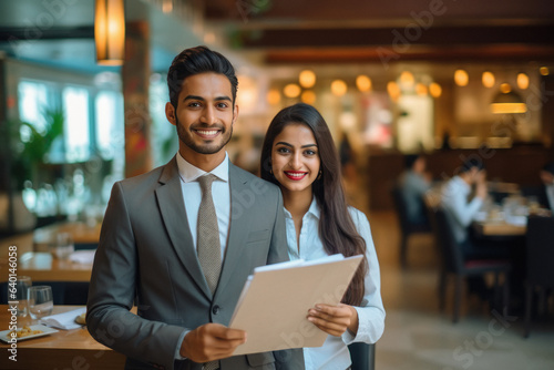 Indian businesspeople or corporate employee working together