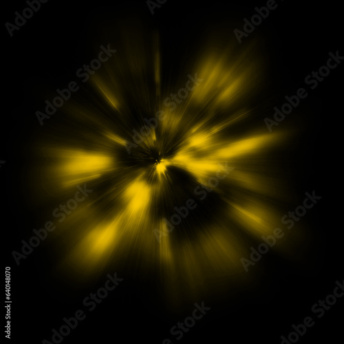 Overlay, flare light transition, effects sunlight, lens flare, light leaks. High-quality stock image of warm sun rays light effects, overlays or yellow flare isolated on black background for design