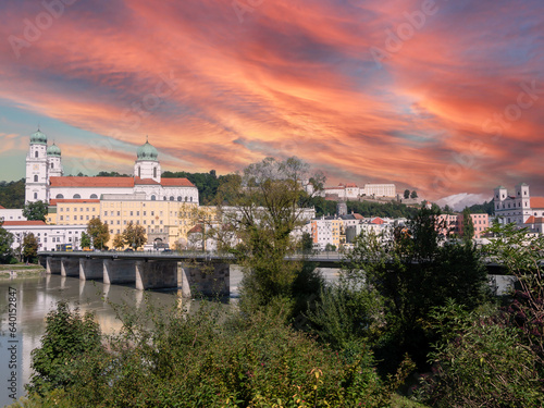 Old town of Passau in Bavaria