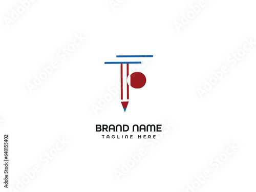 pen letter business logo design
