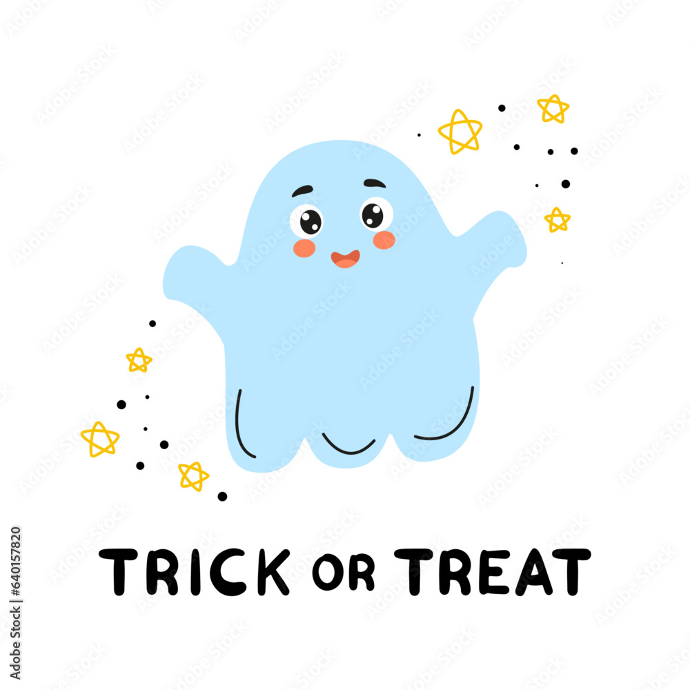 Fototapeta premium readymade ghost banner, cute spooky illustration, ghost character, ghost, cute ghost, doodle ghost, halloween ghost, cute ghost character, boo, cartoon ghost