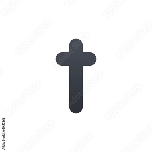 Simple cross spiritual icon...
