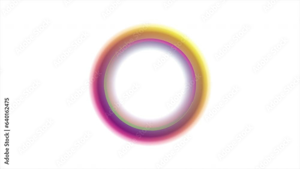 Colorful smooth circular rings abstract futuristic background. Seamless looping motion design. Video animation Ultra HD 4K 3840x2160 Colorful smooth circular rings abstract futuristic background. Seamless looping motion design. Video animation Ultra HD 4K 3840x2160