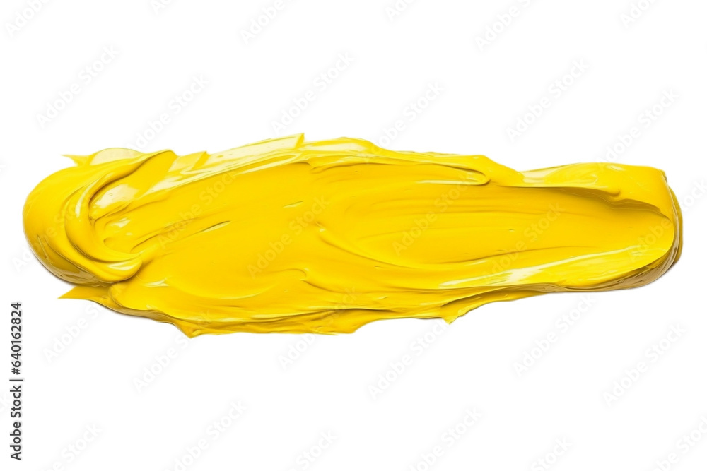 Yellow Paint Stroke