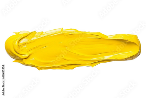 Yellow Paint Stroke