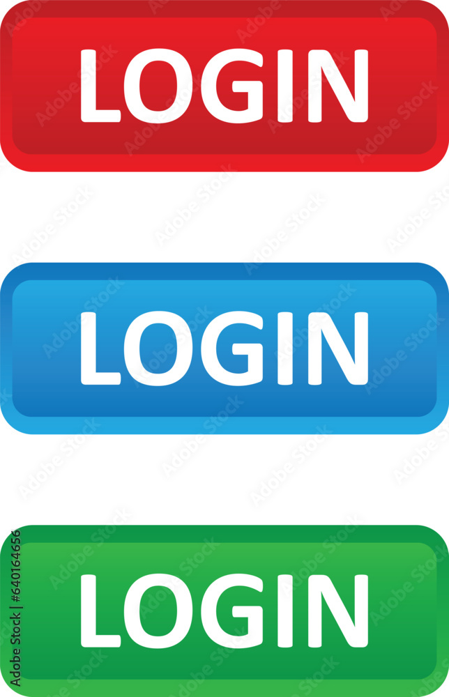 login vector web button. Web button with action of login. UI button concept. Vector illustration login vector web button. Web button with action of login. UI button concept. Vector illustration