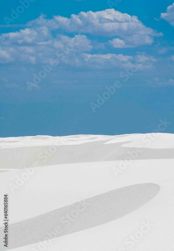 The Landscape of White Sands National Park in Summer photo