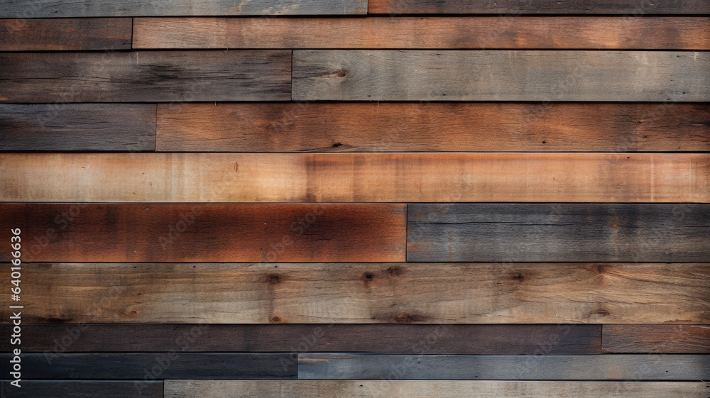Naklejka premium Rustic Charm: Old Boards Wall Texture