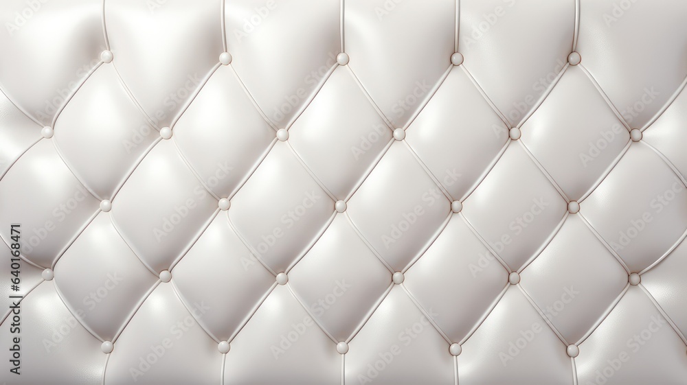 White leather luxury background created with Generative AI White leather luxury background created with Generative AI