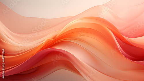 abstract silk and soft wavy background. - orange and red