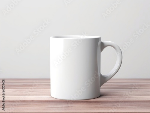 Mug mockup with isolated background generative ai