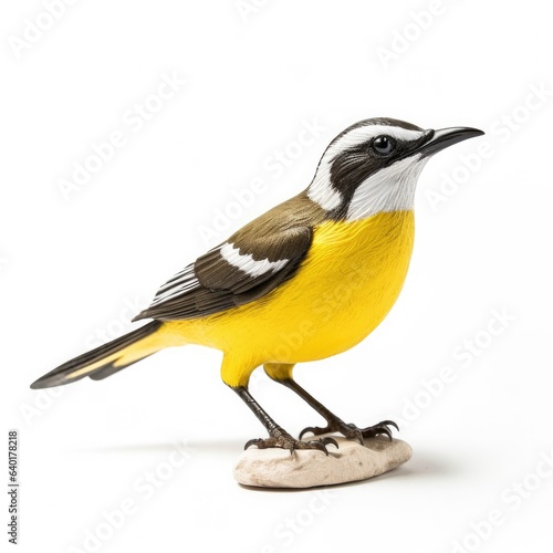 Bananaquit bird isolated on white