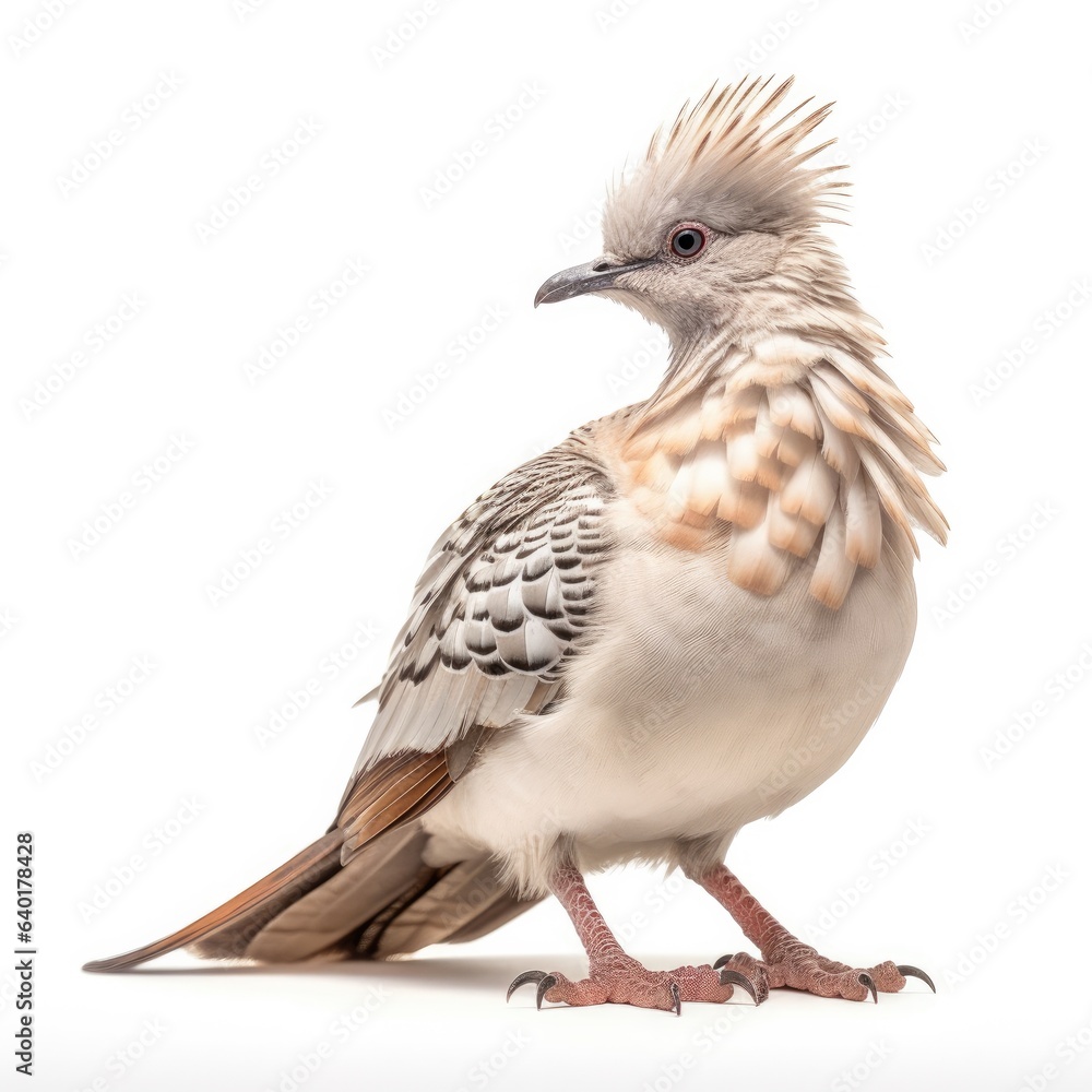 Fototapeta premium Inca dove bird isolated on white.