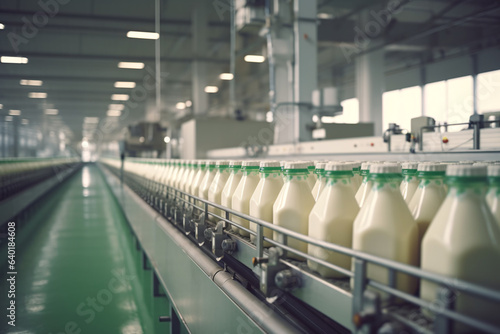 Modern milk packaging factory