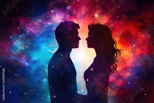 Celestial Embrace: Love in the Cosmic Realm