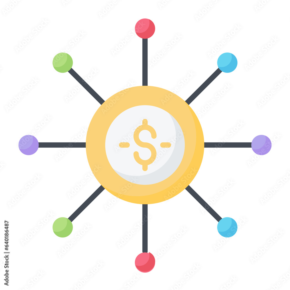 Crowdfunding Flat Icon Crowdfunding Flat Icon