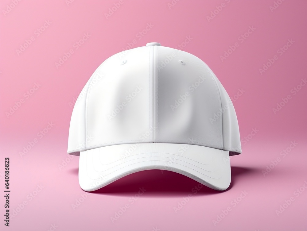 Fototapeta premium Cap mockup with isolated background generative ai
