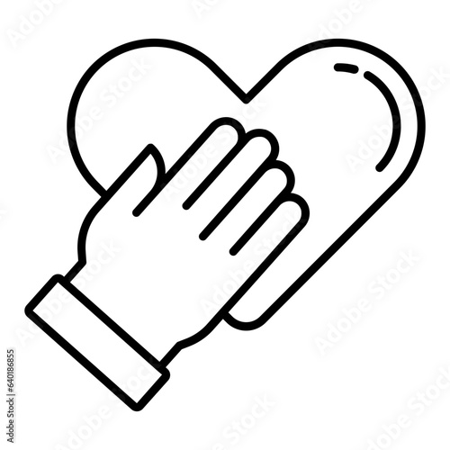 Make A Pledge Outline Icon