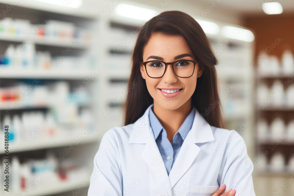 Personable Pharmacist Ensuring Wellbeing through Quality Service
