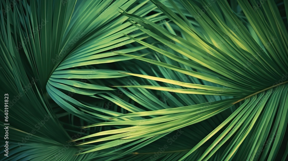 Date Palm Branches Texture - Natural Design Background Date Palm Branches Texture - Natural Design Background