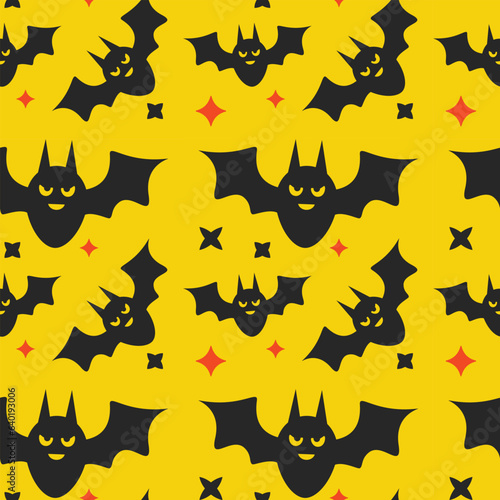Halloween vector pattern. Endless texture can be used for wallpaper, fill pattern, background.
