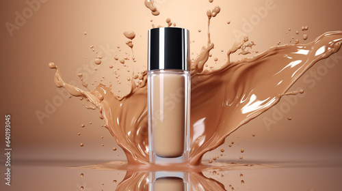 Realistic Liquid makeup foundation bottle