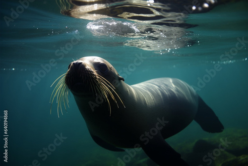 a seal is swimming © imur