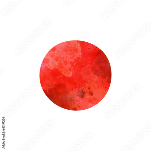 Aero space cute characters. Red mars planet sticker..