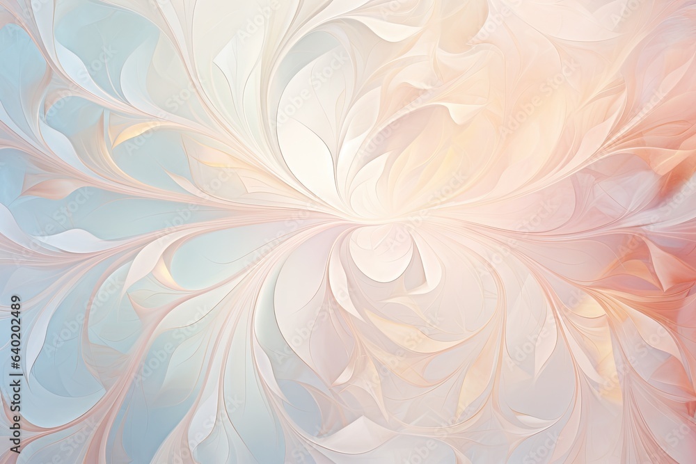 Delicate ethereal arabesque pattern in soft pastel tones for dreamy, artistic composition. Textured abstract floral design with pink gradient. Delicate ethereal arabesque pattern in soft pastel tones for dreamy, artistic composition. Textured abstract floral design with pink gradient.