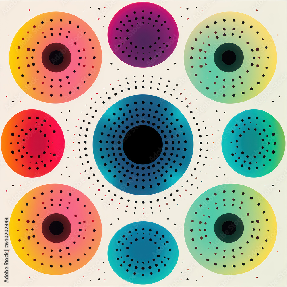 Colored pop art background, dot halftone Colored pop art background, dot halftone
