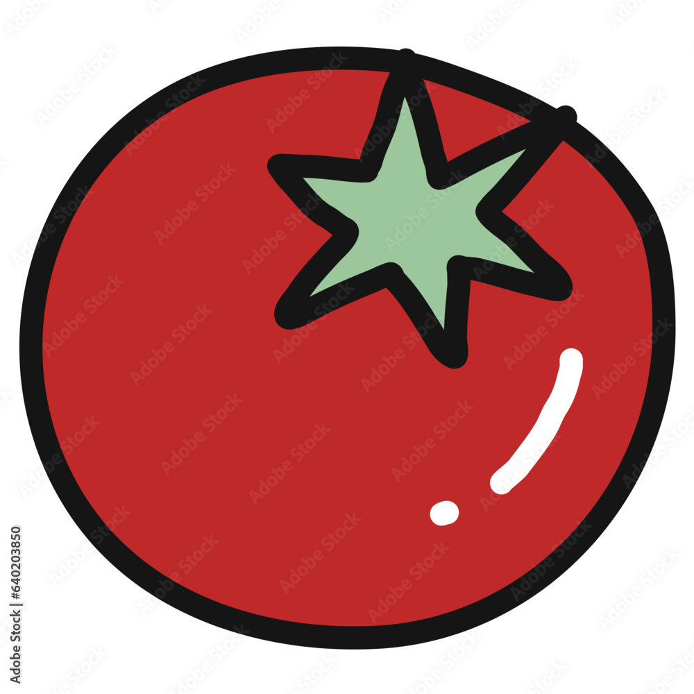 Cute Vegetable Fruit icon design element Cute Vegetable Fruit icon design element