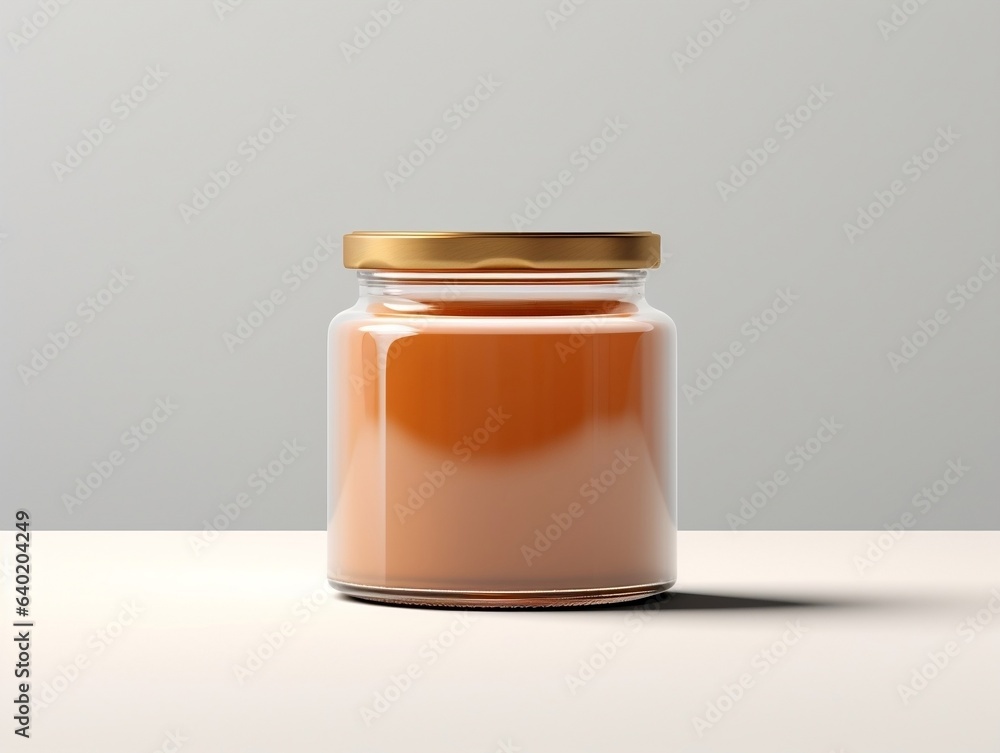 Jar Mockup with isolated background generative ai