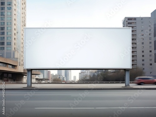 Billboard mockup with isolated background generative ai
