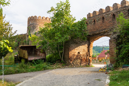 Fortifications of the Town of the beautiful Sighnaghi in Georgia photo
