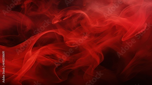 Red smoke background created with Generative AI