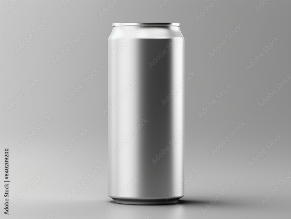 Soft drink can packaging mockup with isolated background generative ai Soft drink can packaging mockup with isolated background generative ai