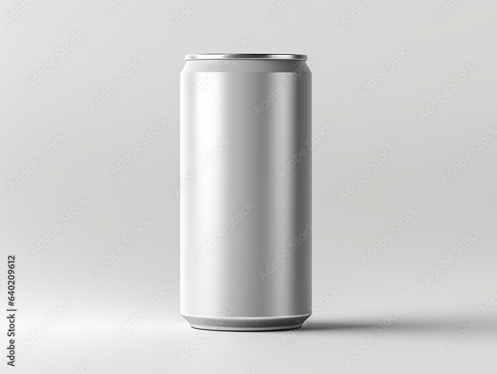 Soft drink can packaging mockup with isolated background generative ai Soft drink can packaging mockup with isolated background generative ai