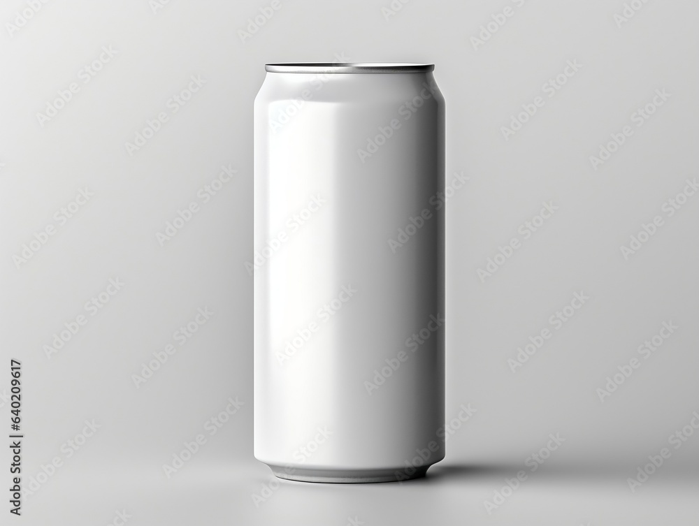 Soft drink can packaging mockup with isolated background generative ai Soft drink can packaging mockup with isolated background generative ai