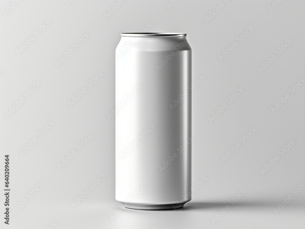 Soft drink can packaging mockup with isolated background generative ai Soft drink can packaging mockup with isolated background generative ai