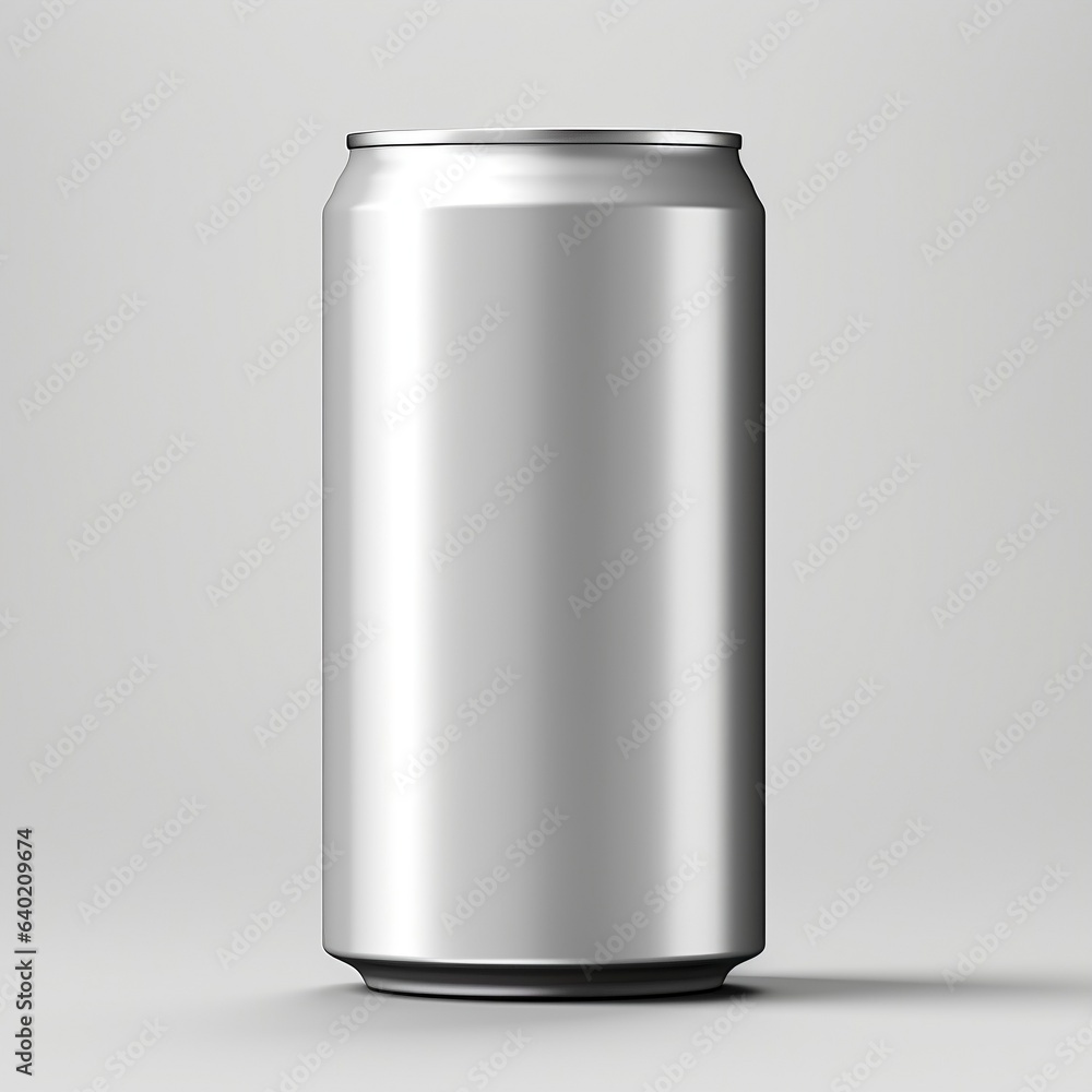 Soft drink can packaging mockup with isolated background generative ai Soft drink can packaging mockup with isolated background generative ai