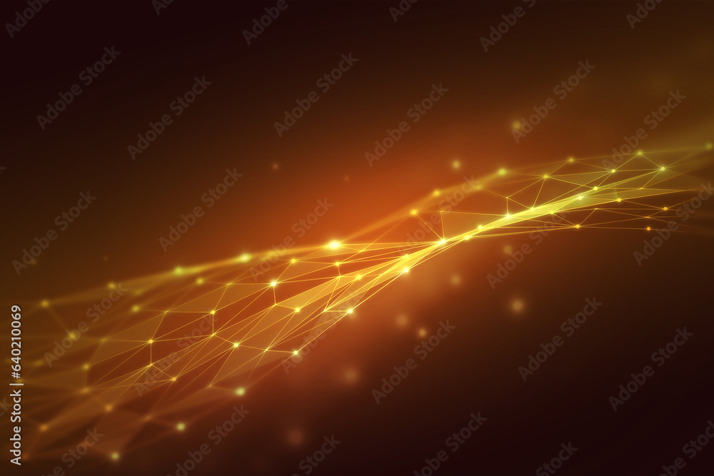 Abstract background with connected line Abstract background with connected line