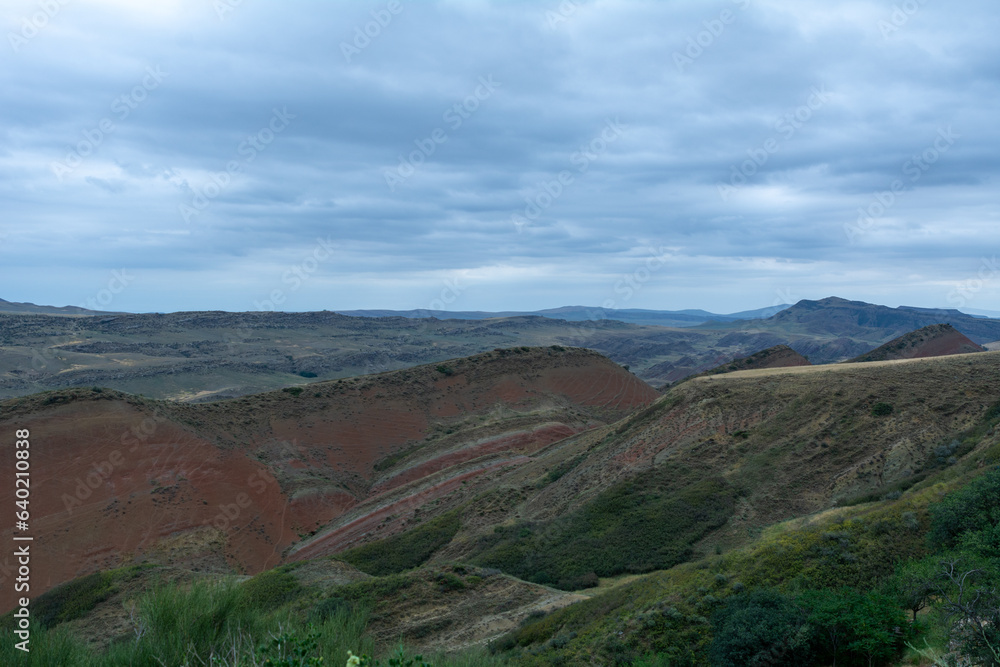 Surrounding hills at the Historic Dawit Garedscha (also known as David Gareja) Monastery in Georgia