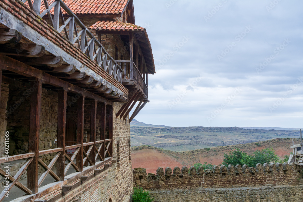 Historic Dawit Garedscha (also known as David Gareja) Monastery in Georgia