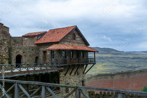 Obraz na płótnie Historic Dawit Garedscha (also known as David Gareja) Monastery in Georgia w salonie