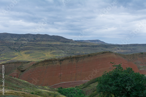 Obraz na płótnie Surrounding hills at the Historic Dawit Garedscha (also known as David Gareja) Monastery in Georgia w salonie