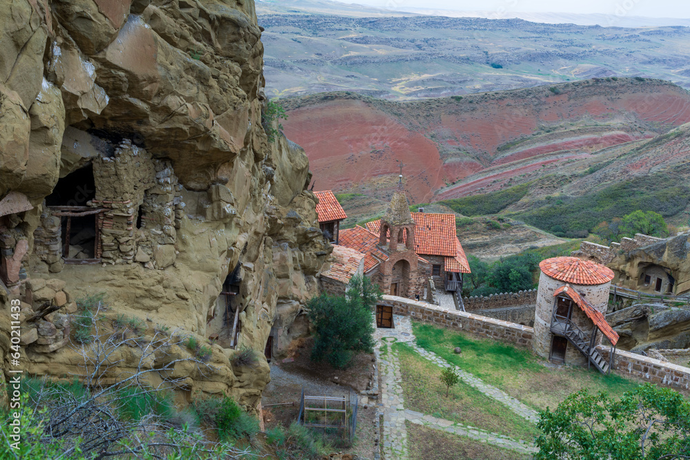 Historic Dawit Garedscha (also known as David Gareja) Monastery in Georgia